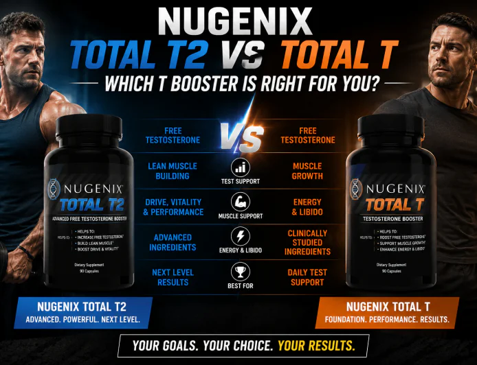 Nugenix Total T2 vs Total T: Which T Booster Is Right for You?